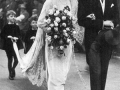 wedding dress 20s style - 1920s wedding dress and bouquet